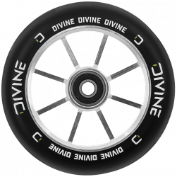 Kolečko Divine Spoked 110 mm stříbrné