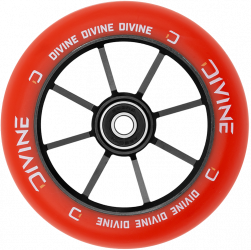 Kolečko Divine Spoked 110 mm červené